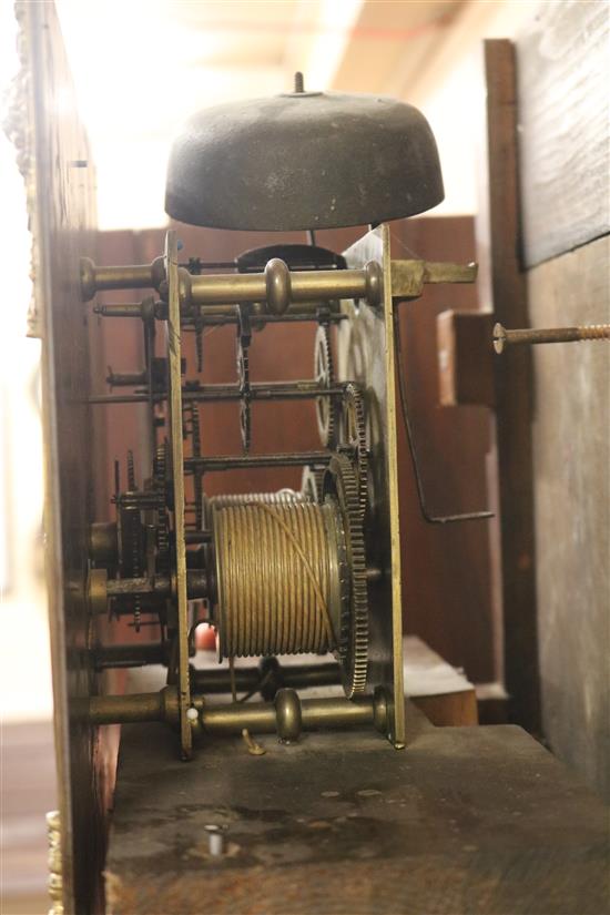 An eight day longcase clock, H.215cm